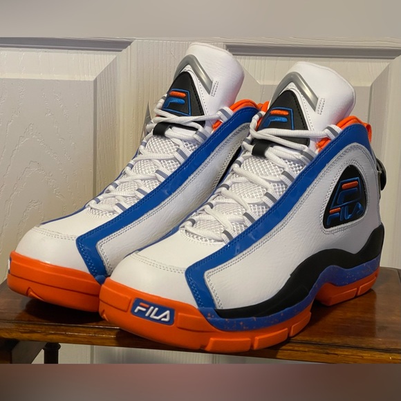Fila Other - FILA Grant Hill 2 Basketball Shoes White /Blue/ Orange NY Men’s Sz 10 & 11.5 NEW